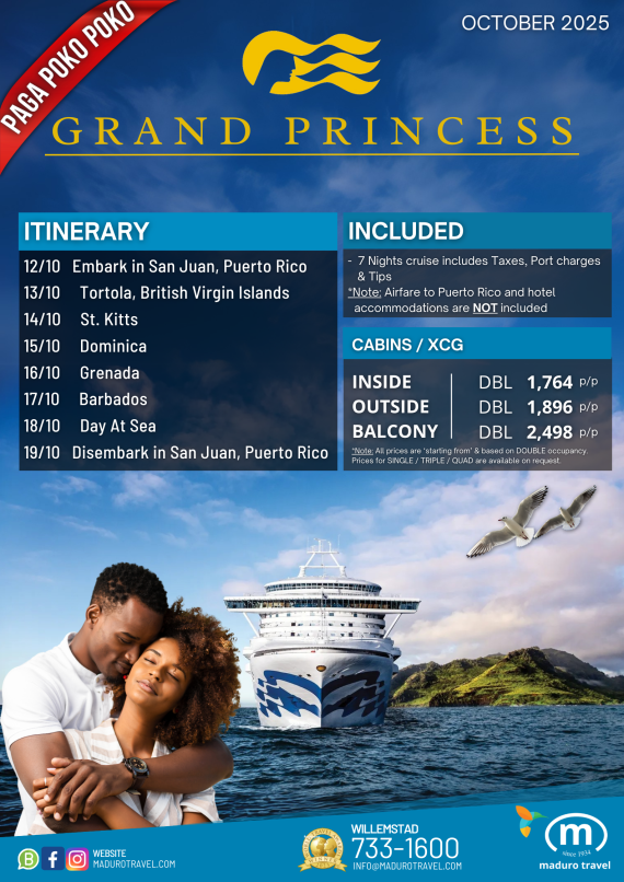 Grand Princess October 2025