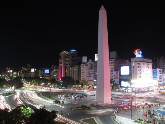 Obelisco de Buenos Aires at Night