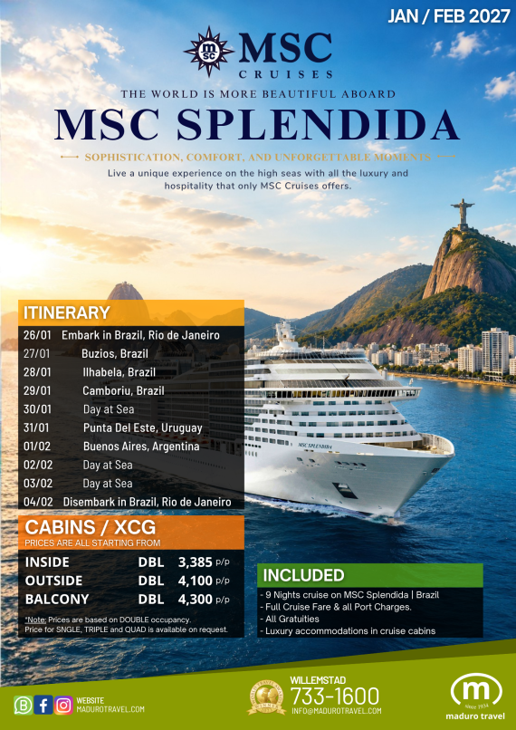 MSC Splendida 2027